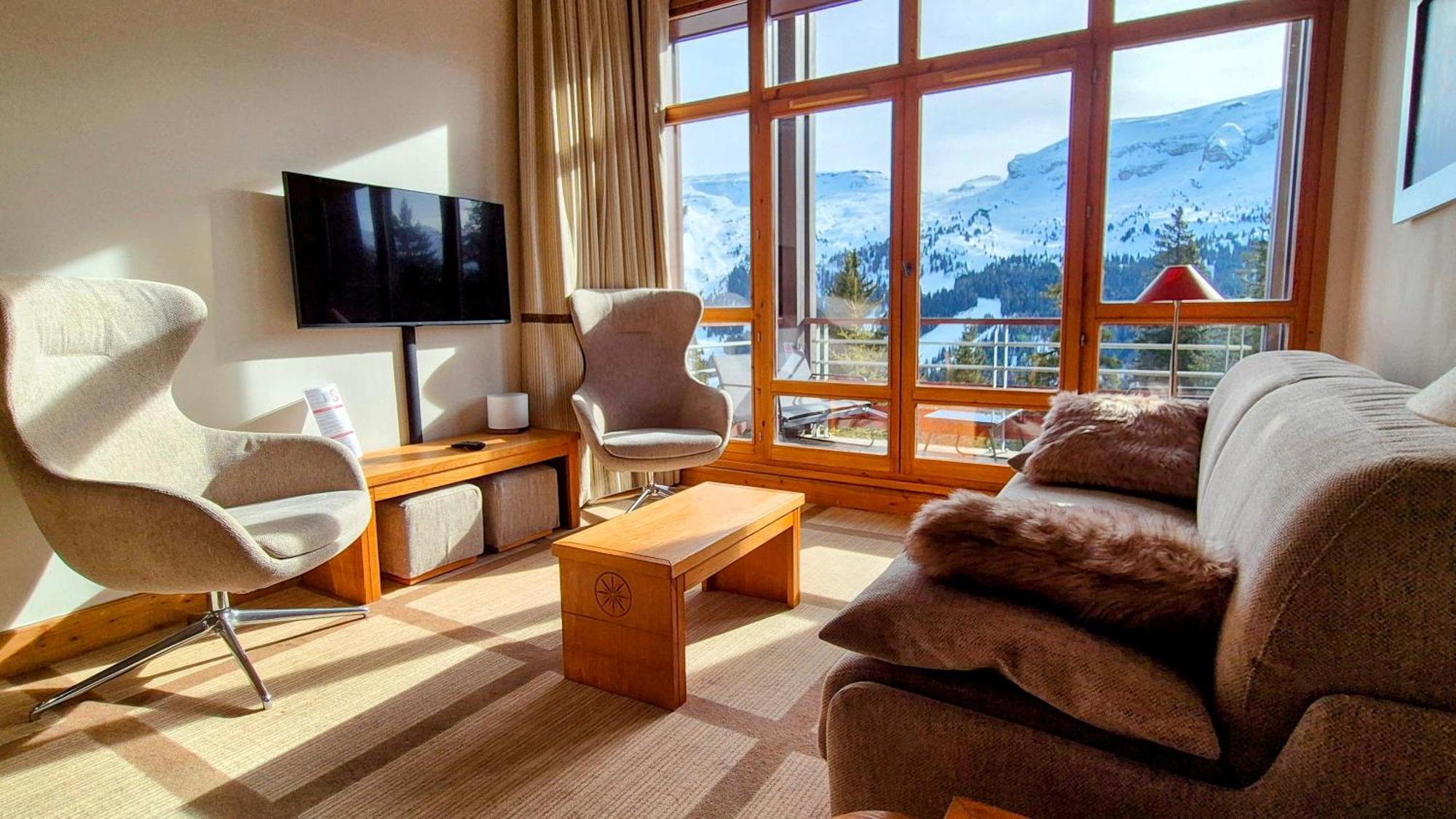 Appartement Premium En Pleine Nature A Flaine, 8 A 10 Personnes - Piscine Exterieure Chauffee, Jacuzzi, Sauna, Hammam Et Salle De Sport מראה חיצוני תמונה